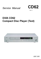 Arcam CD-62 - Service Manual 